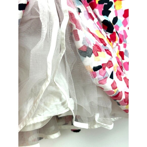 Hanna Andersson Paint Splatter Size 120 US Sz 6 7 Girls Dress Colorful Cotton R2 - Picture 7 of 12